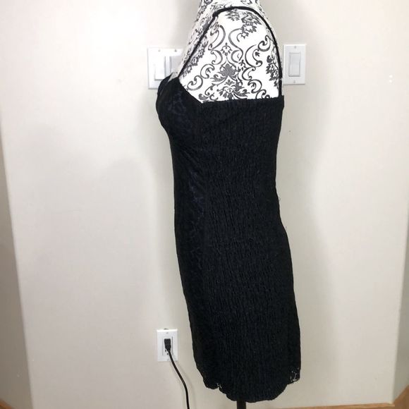 Talula Black Lace Mini Dress size 6 - Picture 3 of 9